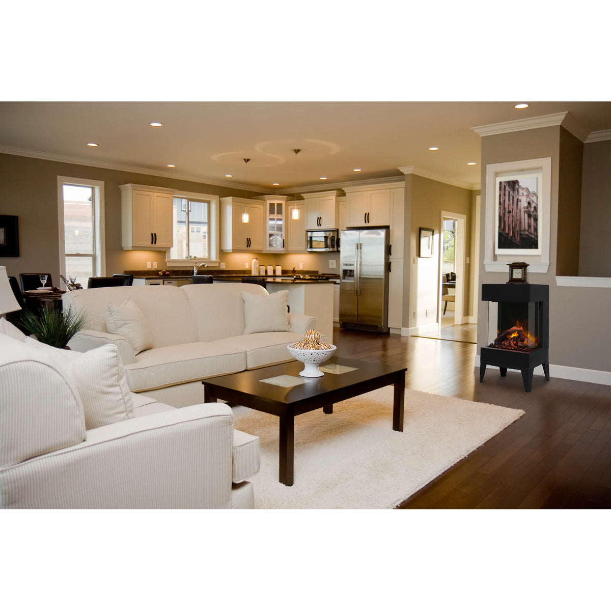 Amantii CUBE-2025WM-LUMINA fireplace – product view