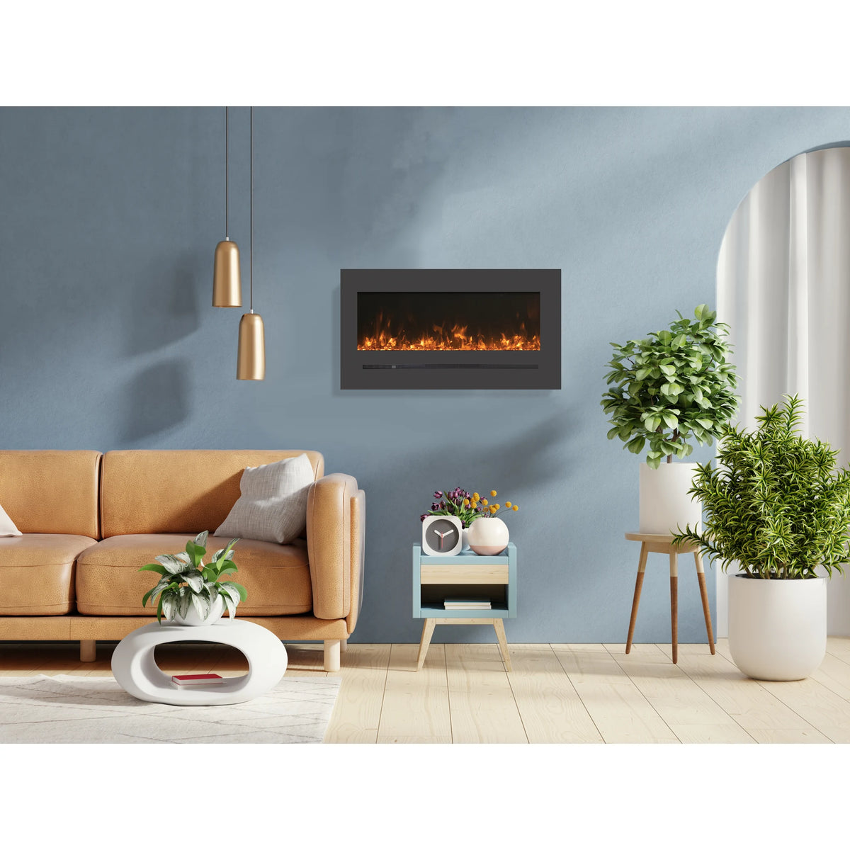 Sierra Flame fireplace – wm-fml 48 electricfireplace