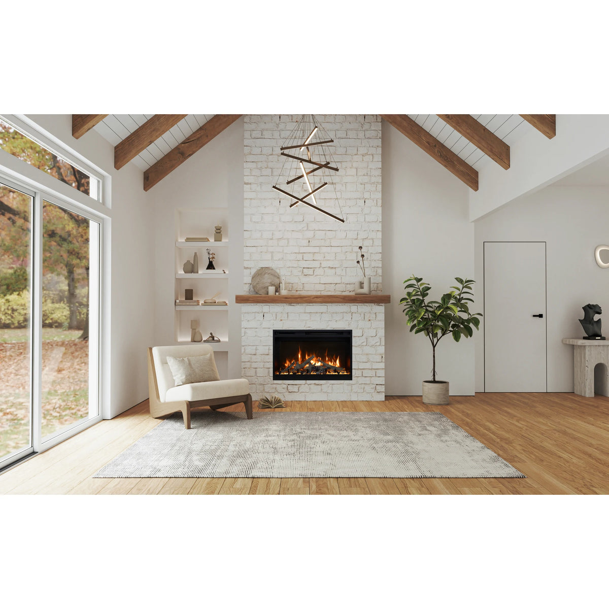 Amantii fireplace – Greenstone