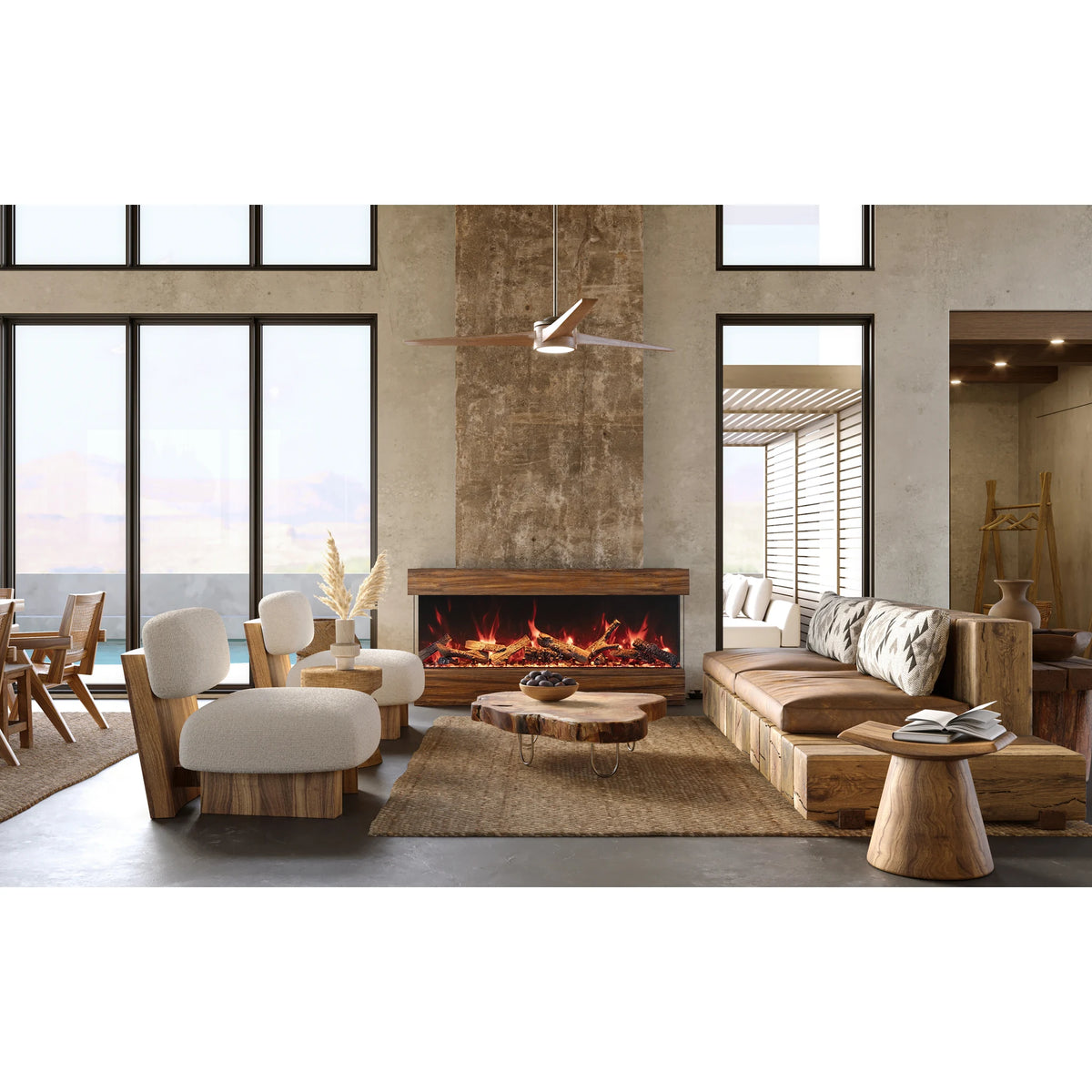 Amantii fireplace – truviewbespoke split