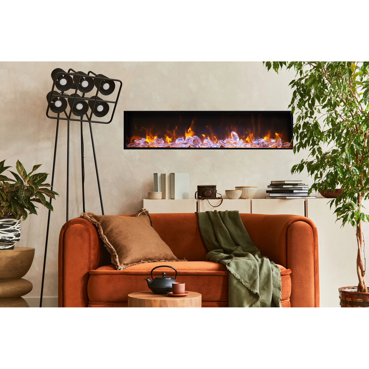 Amantii fireplace – bi deep 60 electric fireplace