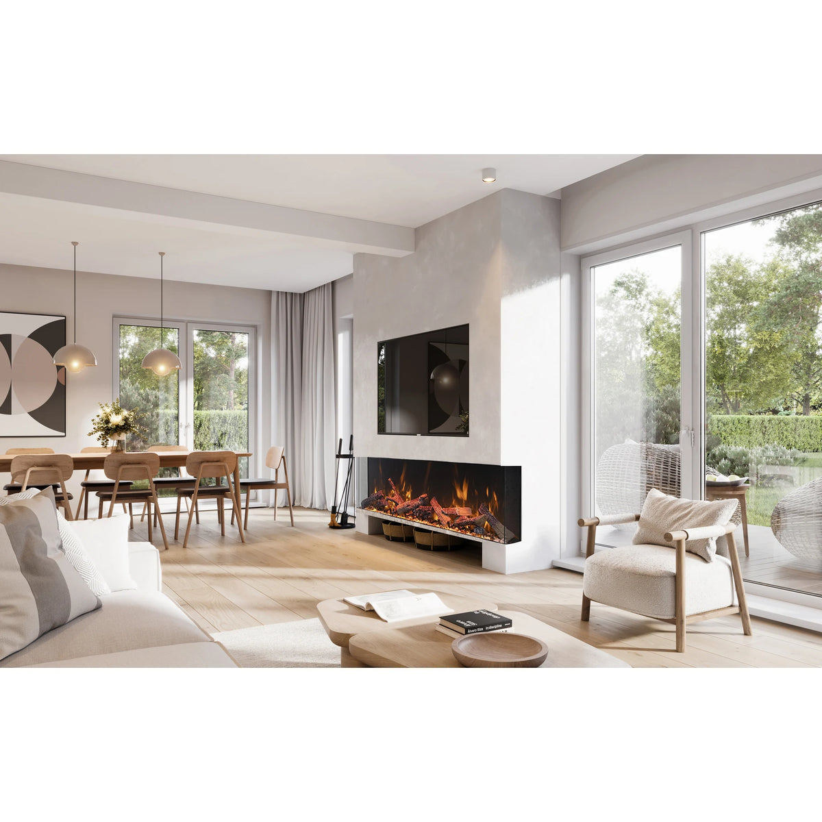 Amantii fireplace – truviewbespokeoak
