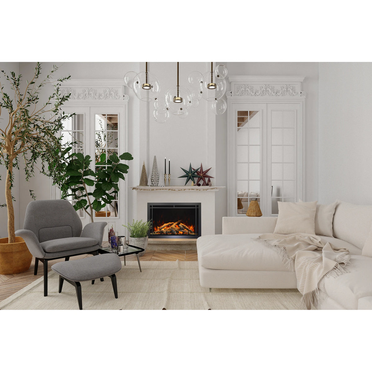 Amantii fireplace – TRDLumina with Squaretim