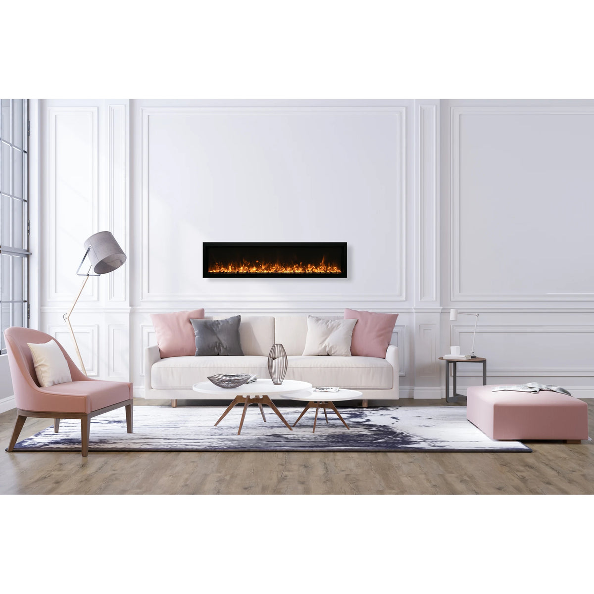 Amantii fireplace – sym 60 XS with sable