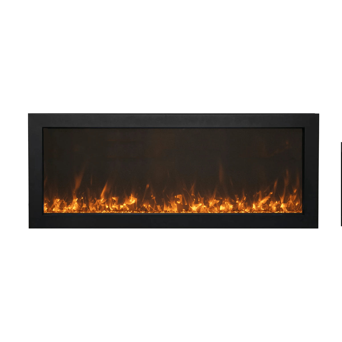 Amantii fireplace – Amantii-BI-XTRASLIM-3D-GLASS-YELLOW
