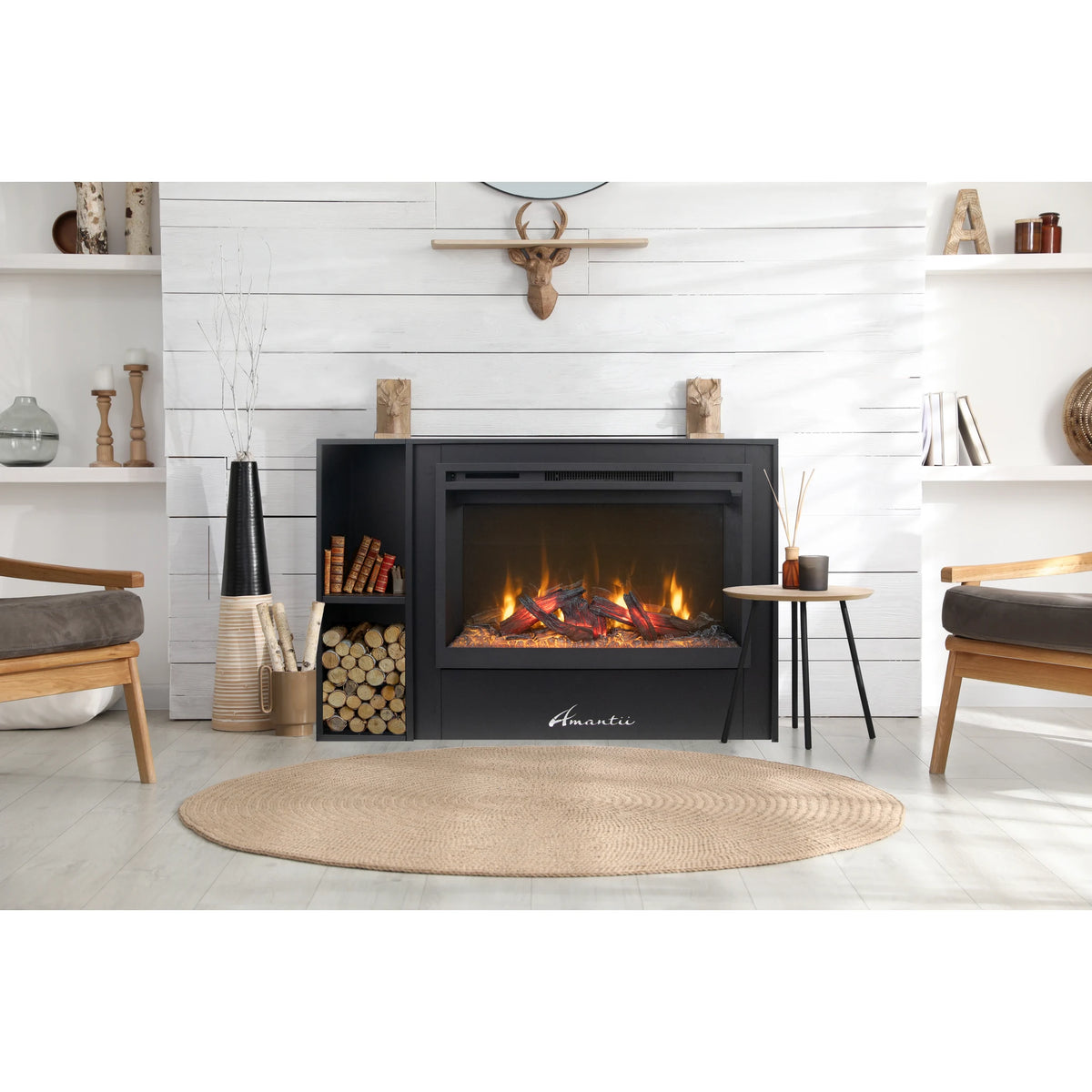 Amantii fireplace – shutterstock_2132023243