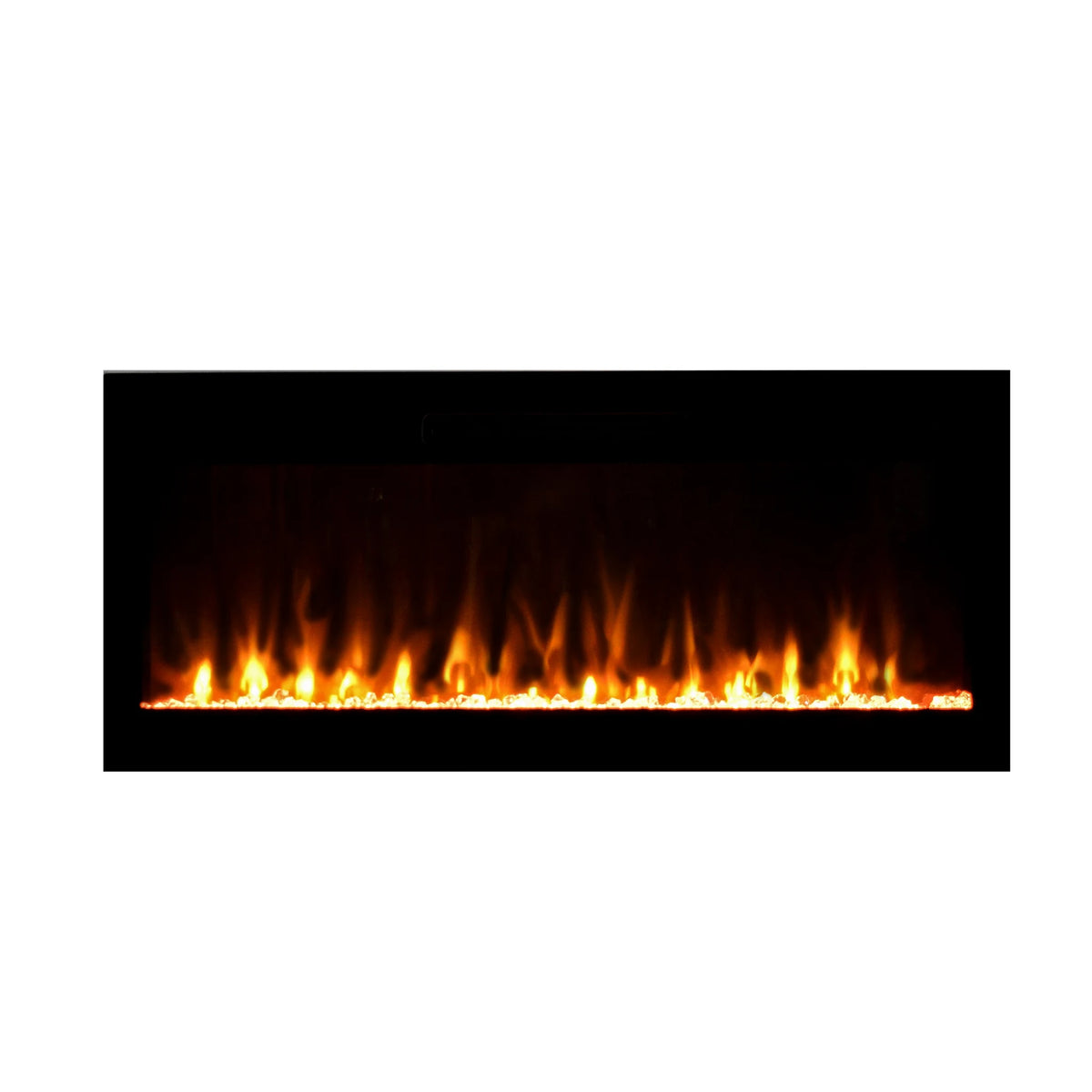 Amantii fireplace – firenicelinear_red_clearglass