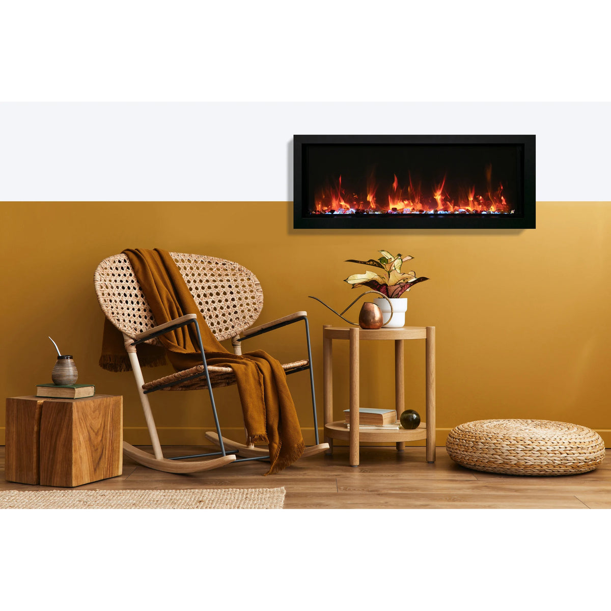 Amantii fireplace – Panorama 50 BI Extra Slim electric fireplace