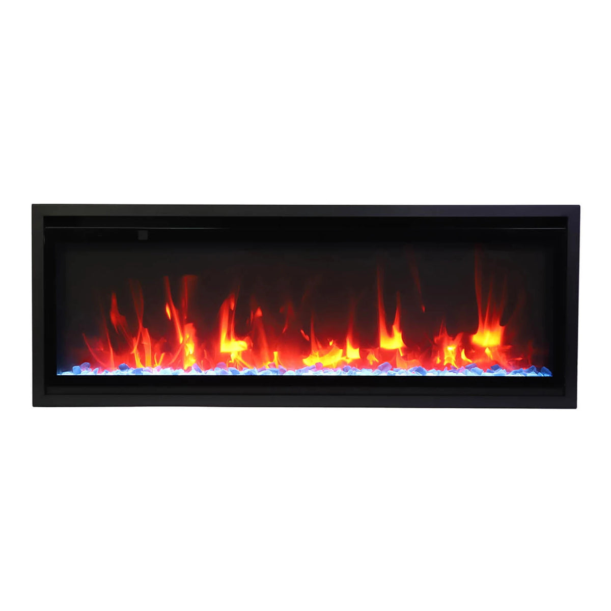 Amantii fireplace – WM-45-XS-Front-14-Orange-flame_0110-1200