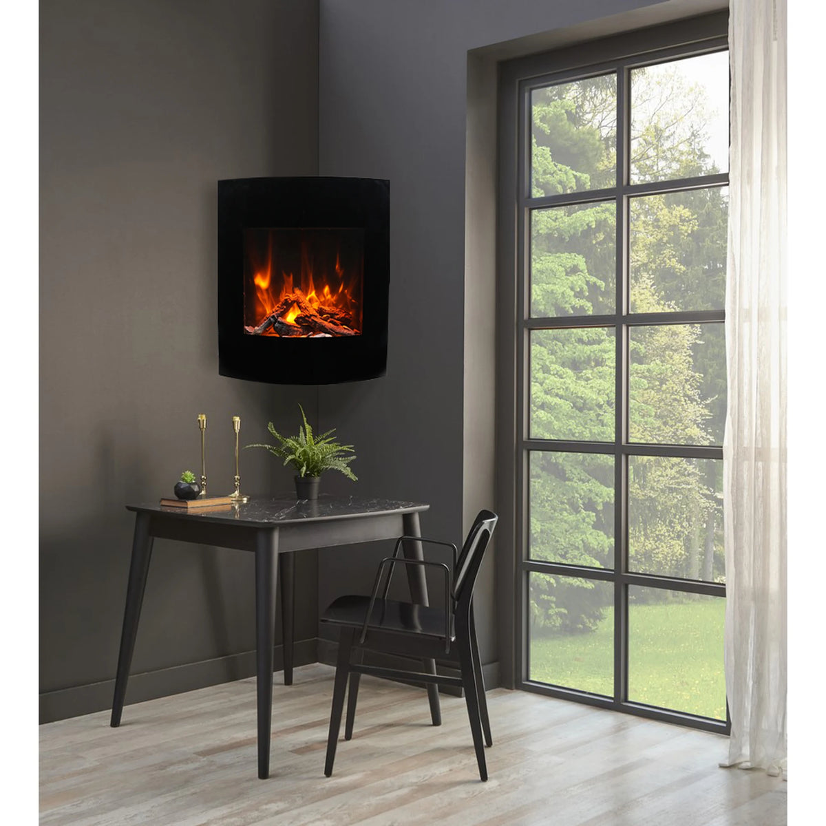 Amantii WM-BI-2428-VLR-BG fireplace – product view