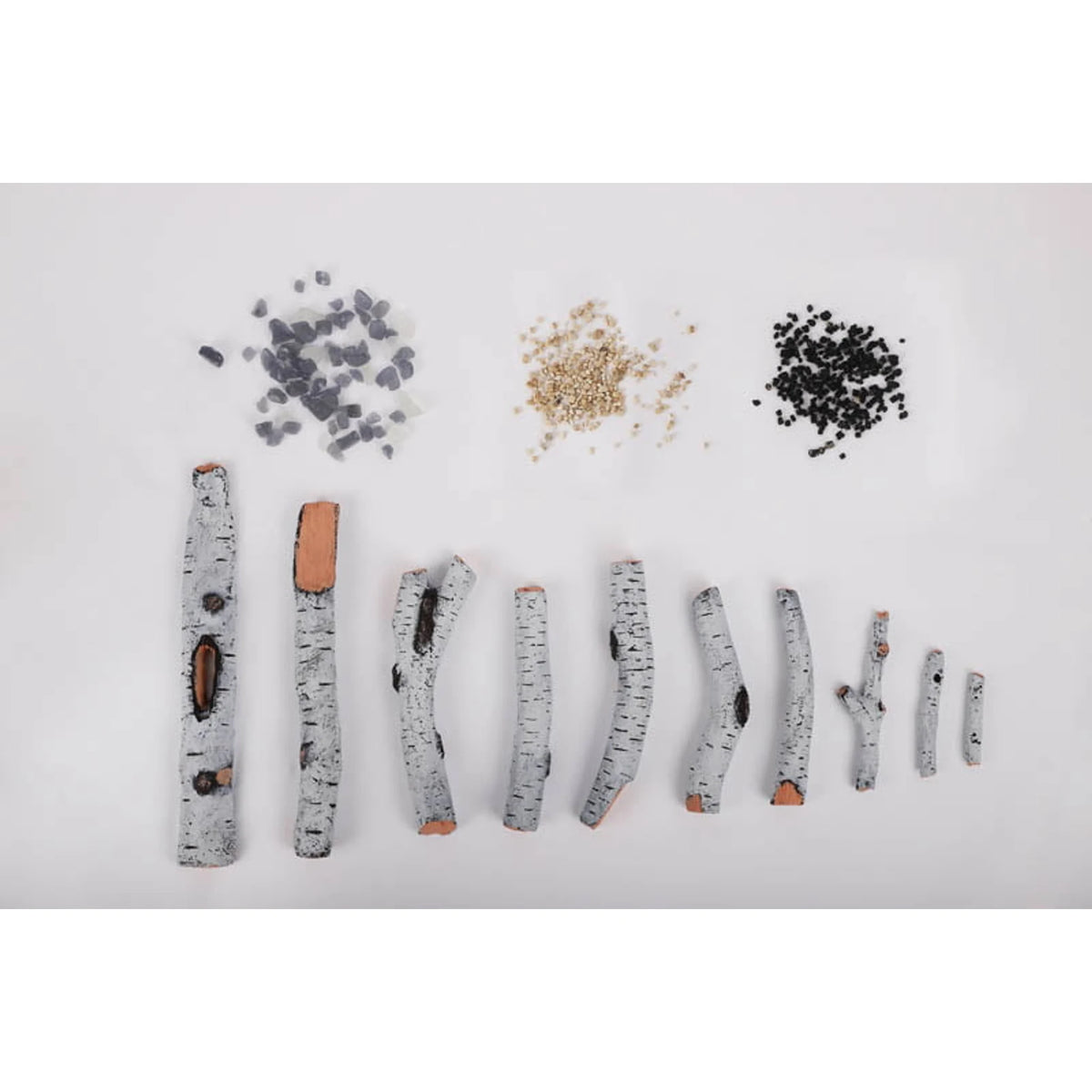 Amantii LOGSET-10PCE-BIRCH fireplace accessory – product view