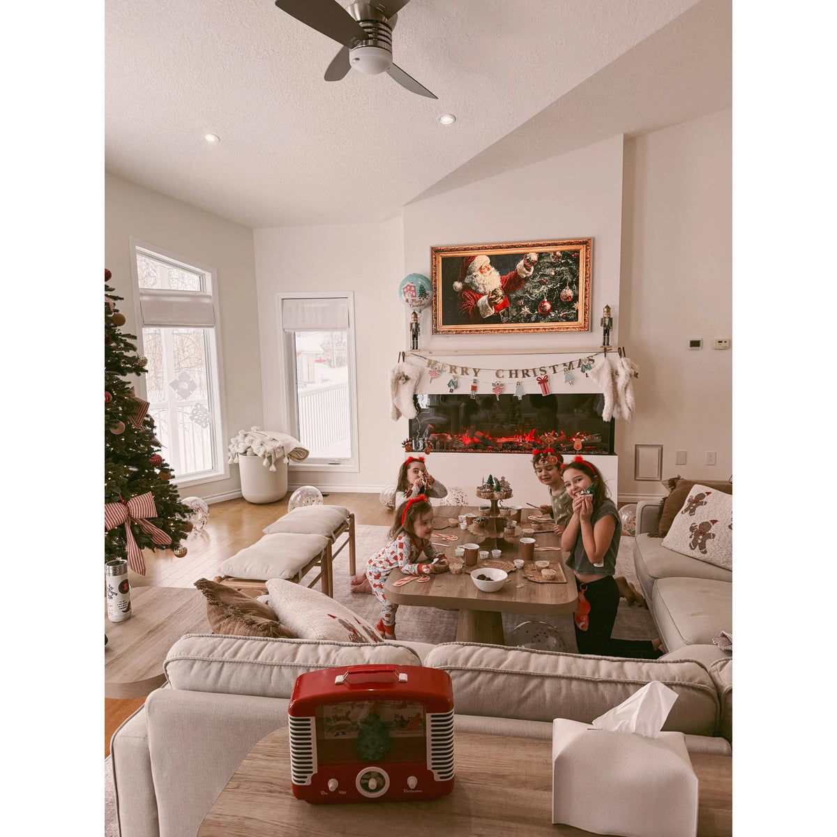 Amantii fireplace – TruView XL Deep electric fireplace 3 sided