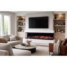 Amantii fireplace – Lumaforest orange flame electric fireplace mirrored back