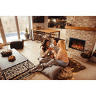 Amantii fireplace – TRD Bespoke electric fireplace insert oak logset