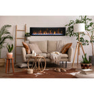 Amantii fireplace – Amantii BI Slim electric fireplace 60inch with clear glass media
