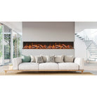 Amantii fireplace – TruView Bespoke combined two 45inch electric fireplace