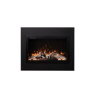 Amantii TRD-33-4 trim shown installed on a fireplace