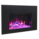 Amantii TRD-33-3 trim shown installed on a fireplace