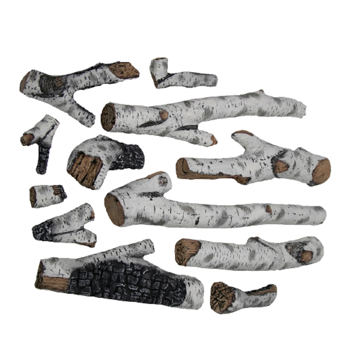 Amantii DESIGN-MEDIA-BIRCH-12PCE-LARGE fireplace accessory – product view