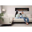 Amantii fireplace – bi slim with clear glass media