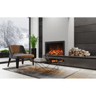 Amantii fireplace – TRD Bespoke with oak logset