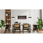 Amantii fireplace – sym-bespoke xt with fireglass nuggets
