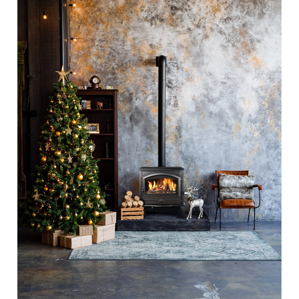Sierra Flame Lynwood-W76 fireplace – product view