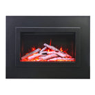 Amantii TRD-26-4 trim shown installed on a fireplace