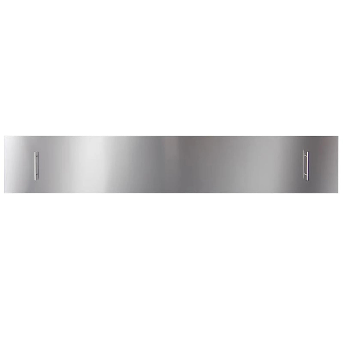 Amantii Panorama stainless steel fireplace cover, series view