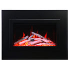 Amantii TRD-26-4 trim shown installed on a fireplace